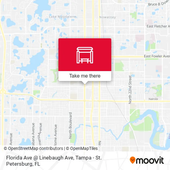 Florida Ave @ Linebaugh Ave map