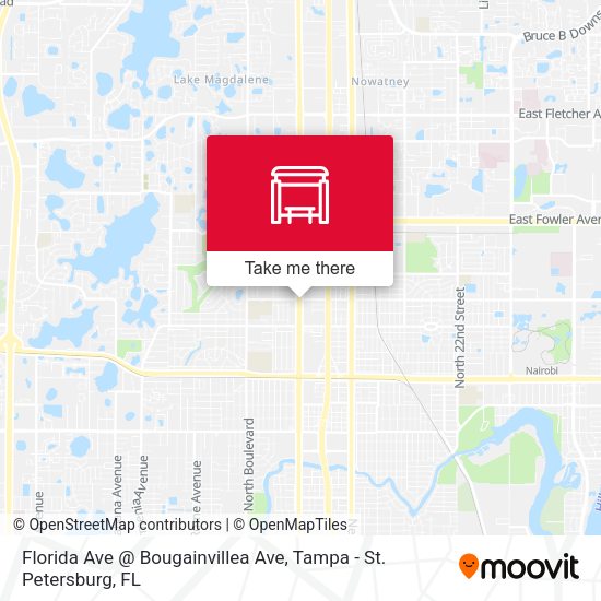 Mapa de Florida Ave @ Bougainvillea Ave