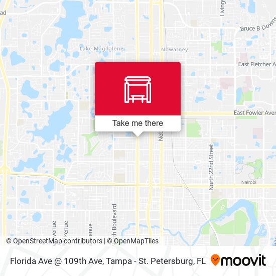 Florida Ave @ 109th Ave map