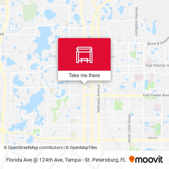 Florida Ave @ 124th Ave map