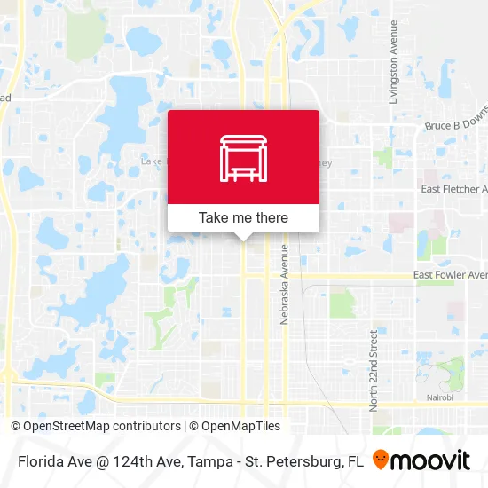Florida Ave @ 124th Ave map