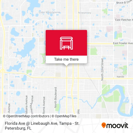 Mapa de Florida Ave @ Linebaugh Ave