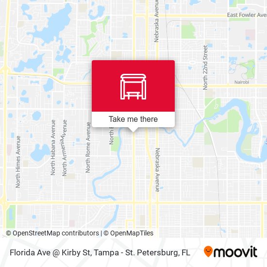 Florida Ave @ Kirby St map