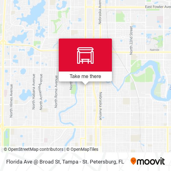 Florida Ave @ Broad St map