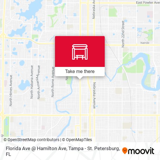 Florida Ave @ Hamilton Ave map