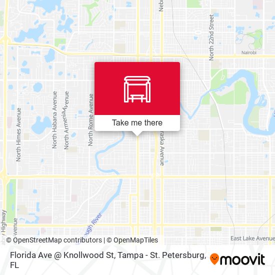 Florida Ave @ Knollwood St map