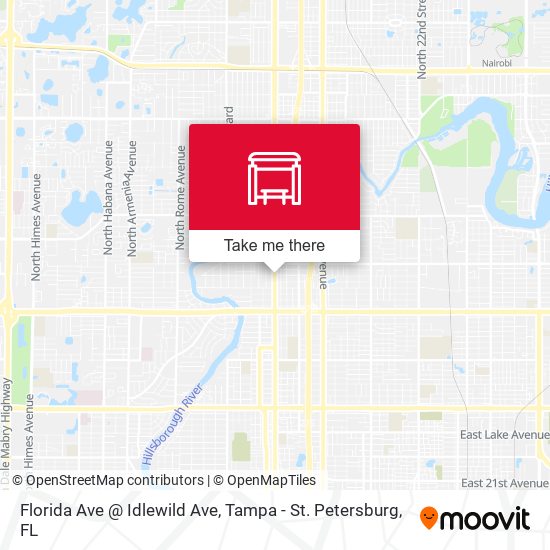 Florida Ave @ Idlewild Ave map