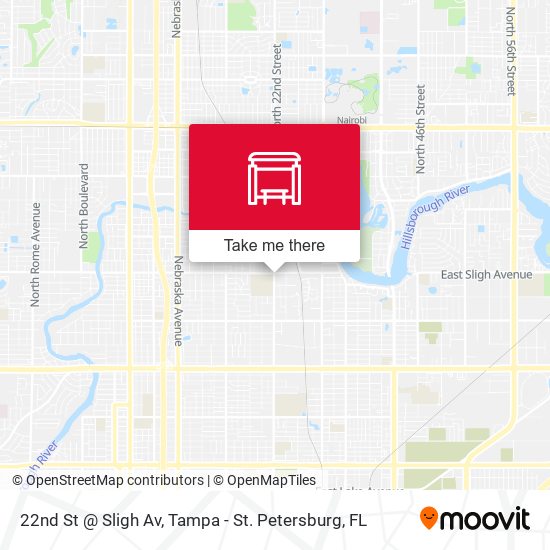 22nd St @ Sligh Av map