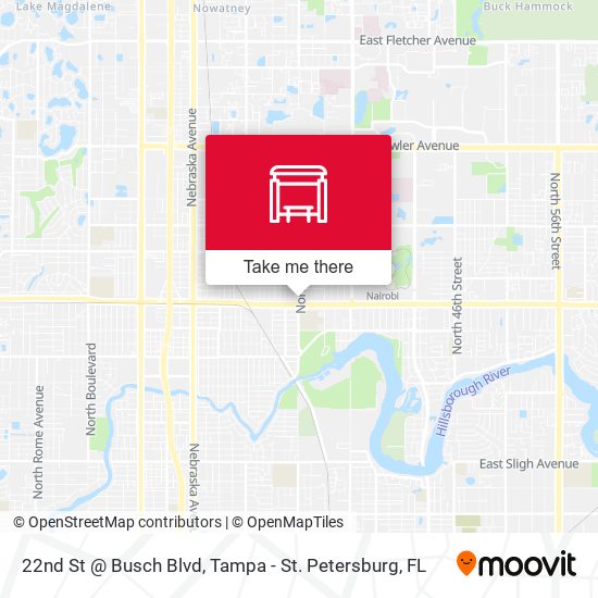 22nd St @ Busch Blvd map