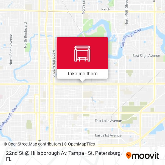 22nd St @ Hillsborough Av map