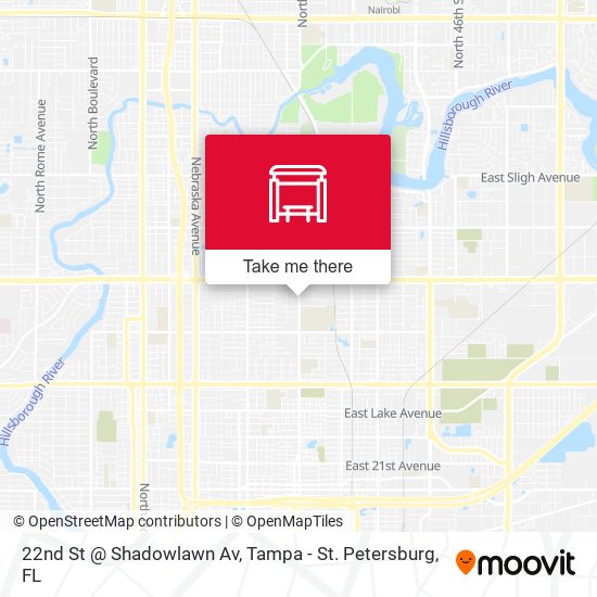 Mapa de 22nd St @ Shadowlawn Av