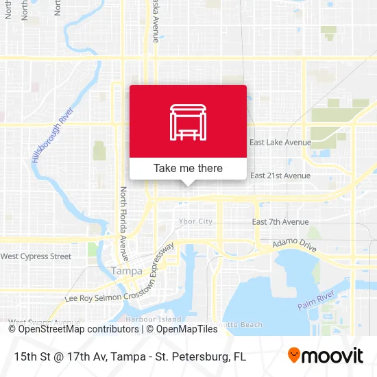 15th St @ 17th Av map