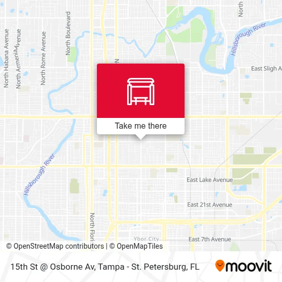 15th St @ Osborne Av map