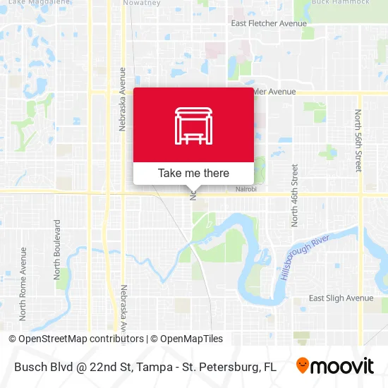 Busch Blvd @ 22nd St map