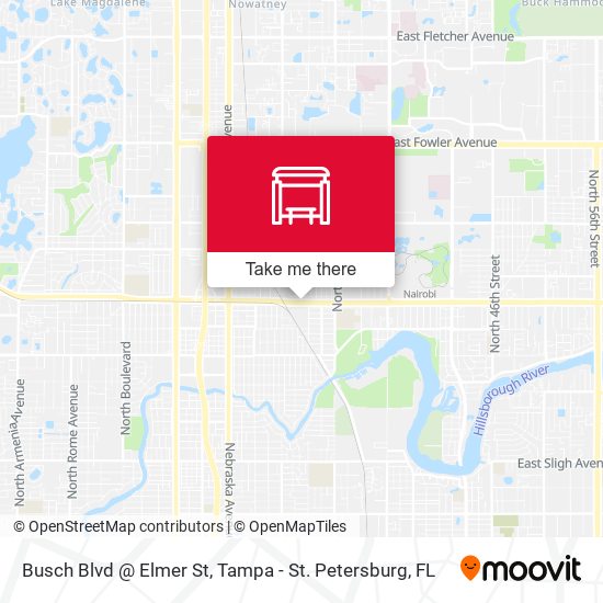 Mapa de Busch Blvd @ Elmer St