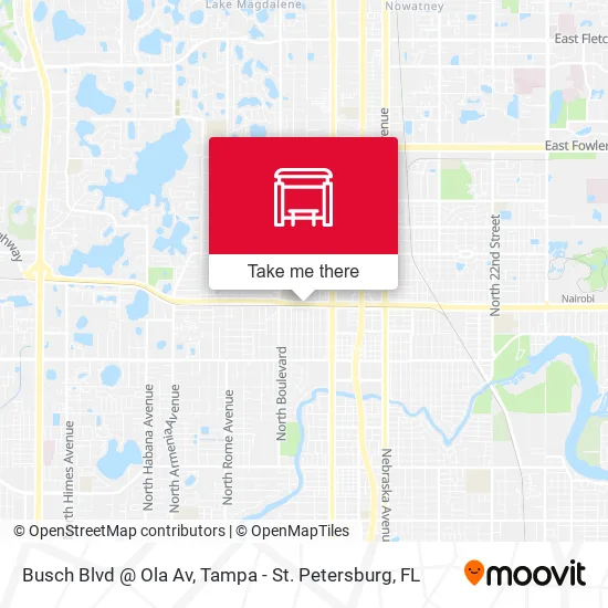 Busch Blvd @ Ola Av map