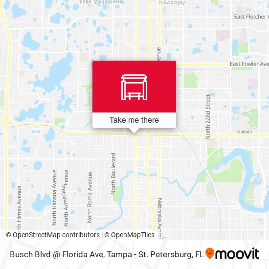 Mapa de Busch Blvd @ Florida Ave
