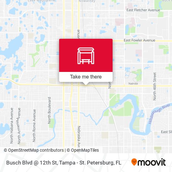 Busch Blvd @ 12th St map