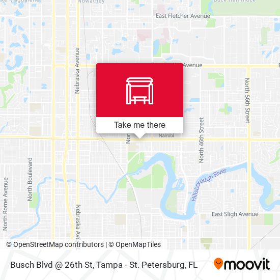 Busch Blvd @ 26th St map