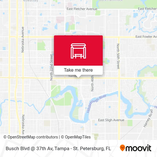 Busch Blvd @ 37th Av map