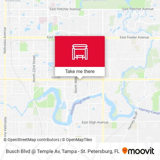 Busch Blvd @ Temple Av map