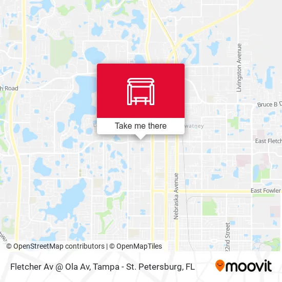 Fletcher Av @ Ola Av map