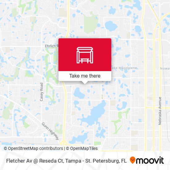 Fletcher Av @ Reseda Ct map