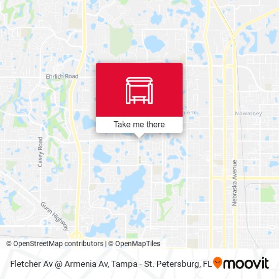 Mapa de Fletcher Av @ Armenia Av