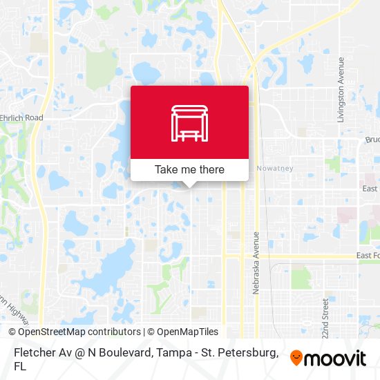 Fletcher Av @ N Boulevard map