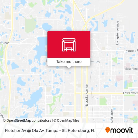 Mapa de Fletcher Av @ Ola Av