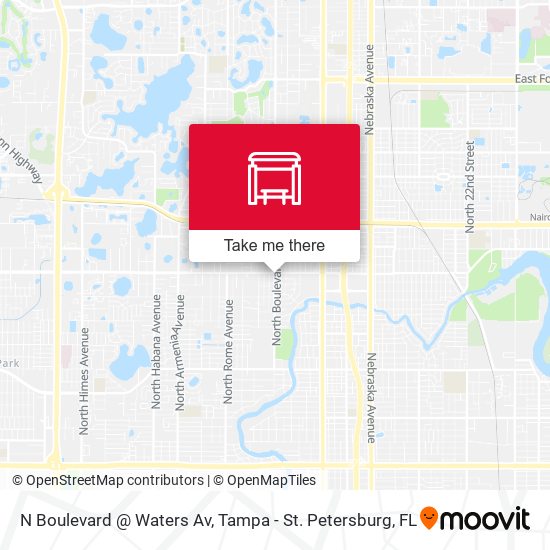 N Boulevard @ Waters Av map