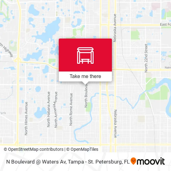 Mapa de N Boulevard @ Waters Av