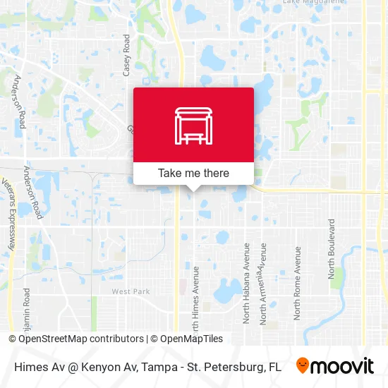 Himes Av @ Kenyon Av map