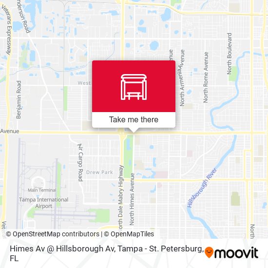 Himes Av @ Hillsborough Av map