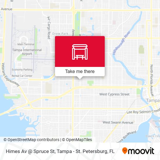 Mapa de Himes Av @ Spruce St