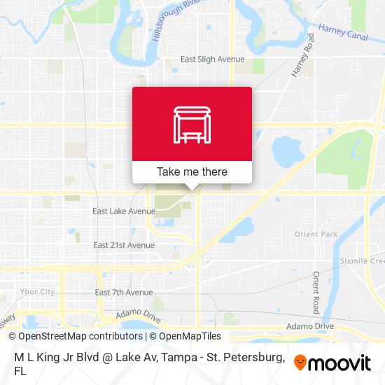 M L King Jr Blvd @ Lake Av map