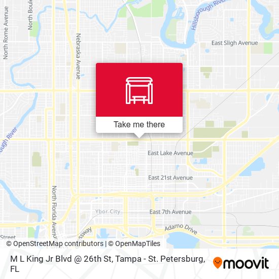 M L King Jr Blvd @ 26th St map