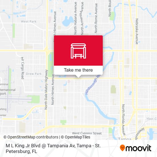 M L King Jr Blvd @ Tampania Av map