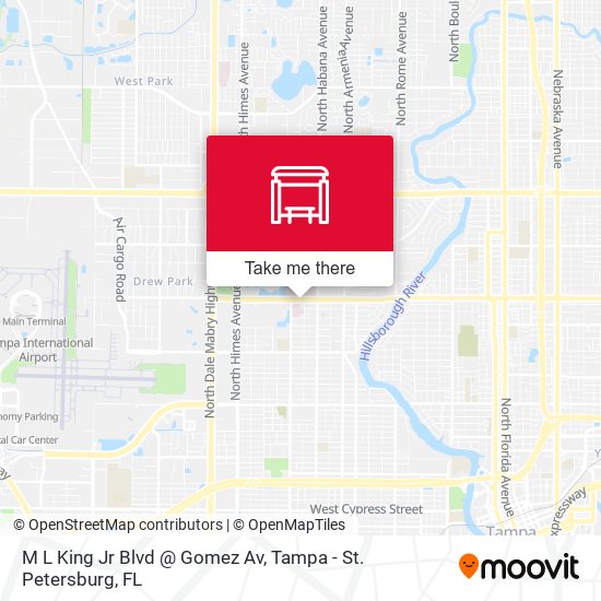 M L King Jr Blvd @ Gomez Av map