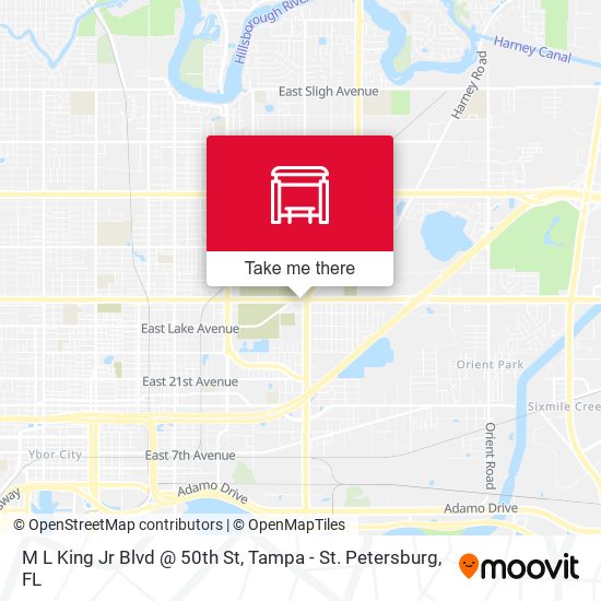 M L King Jr Blvd @ 50th St map
