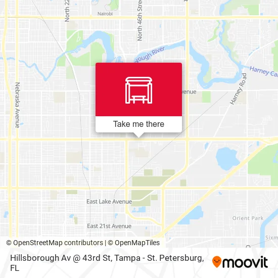 Mapa de Hillsborough Av @ 43rd St