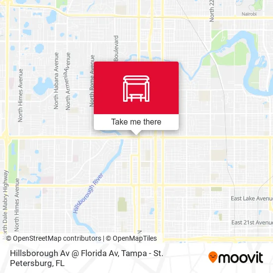 Mapa de Hillsborough Av @ Florida Av