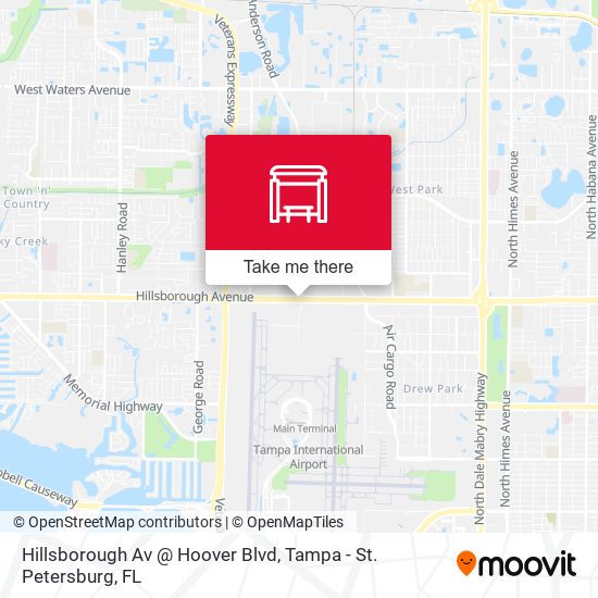 Hillsborough Av @ Hoover Blvd map