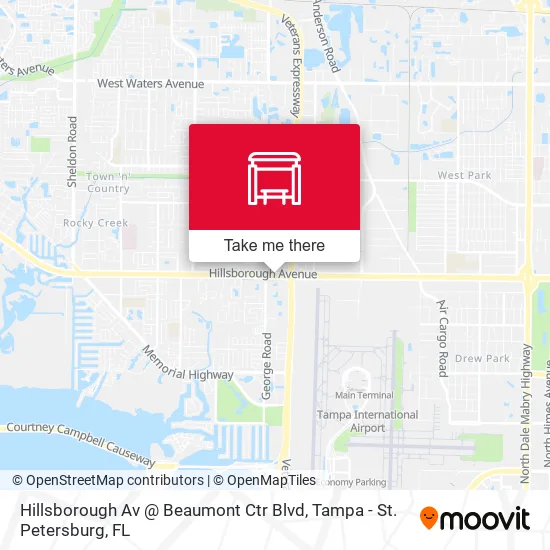 Hillsborough Av @ Beaumont Ctr Blvd map