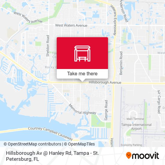 Mapa de Hillsborough Av @ Hanley Rd