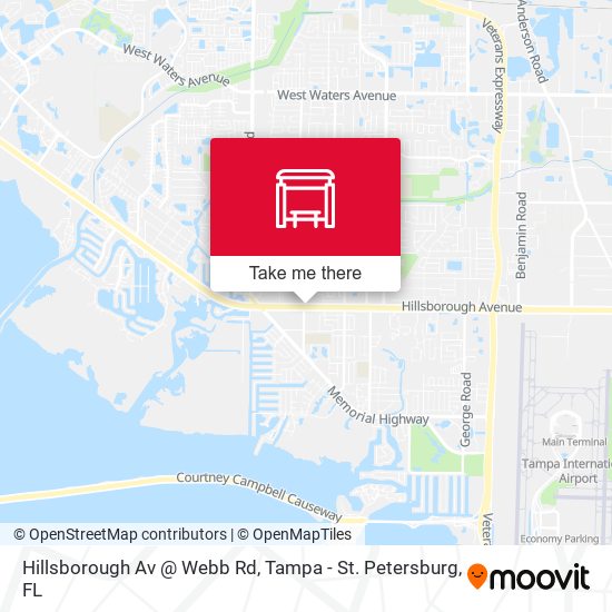 Hillsborough Av @ Webb Rd map