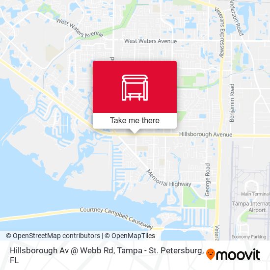 Hillsborough Av @ Webb Rd map
