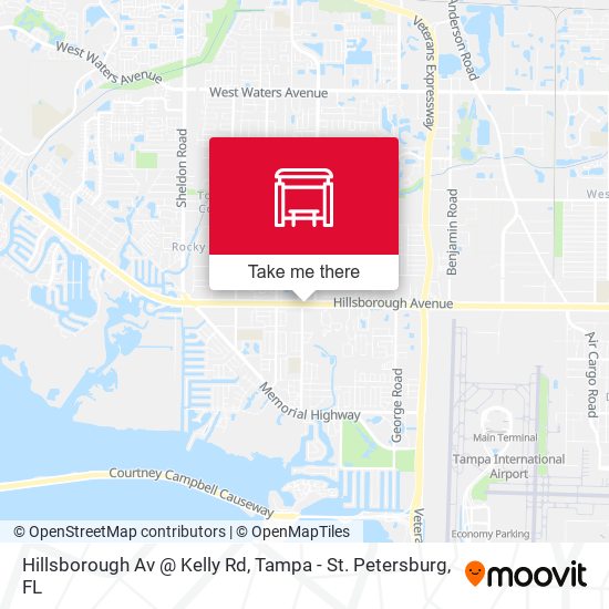 Mapa de Hillsborough Av @ Kelly Rd