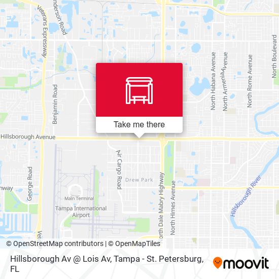 Mapa de Hillsborough Av @ Lois Av