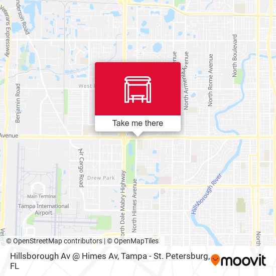 Hillsborough Av @ Himes Av map